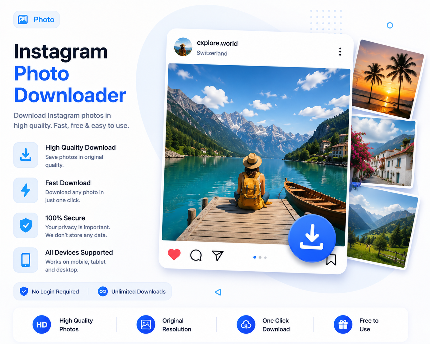 Download Instagram photos - Instagram photo download in HD quality free